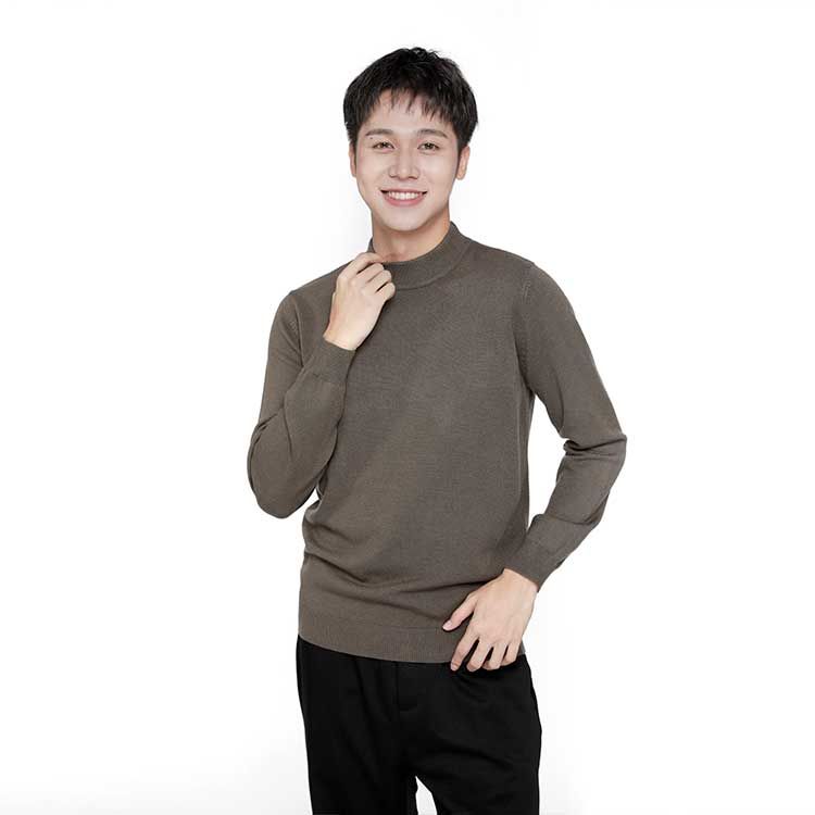 男士纯色打底衫